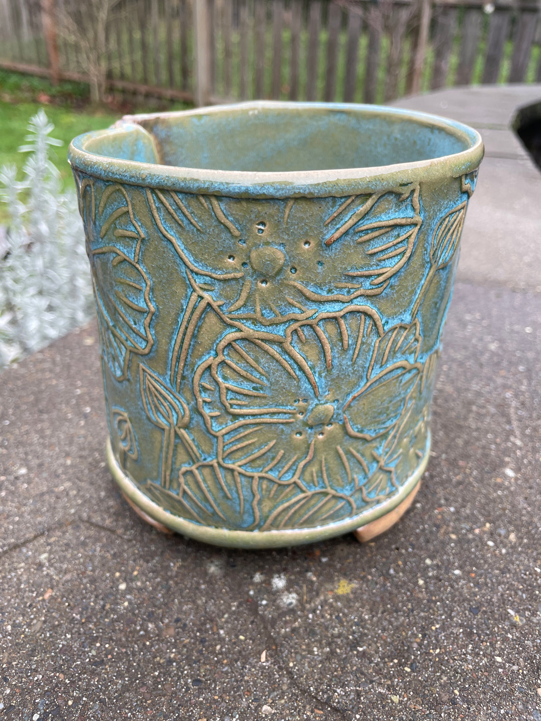 Ceramic Planter - Cache Blue