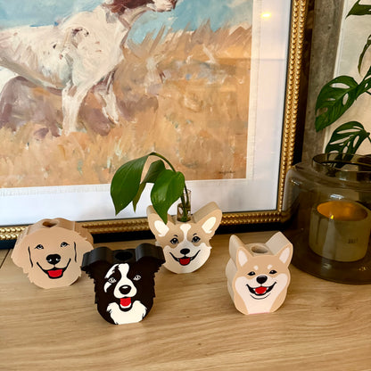 Dog Plant Propagation Stands, 3D Printed Pet Lover Gift