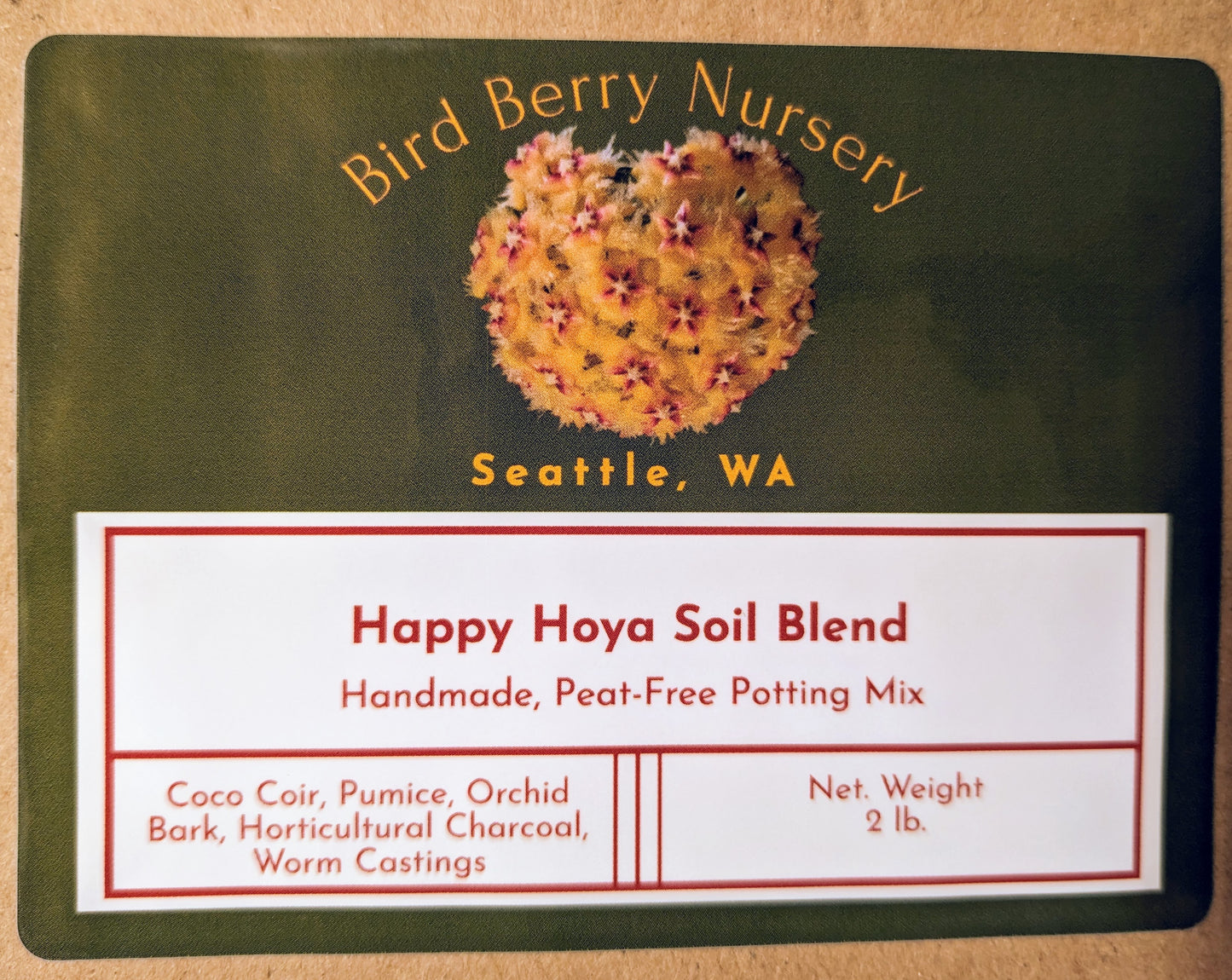 Happy Hoya Soil Blend, Premium Peat-Free Potting Soil Mix, 2 Lb