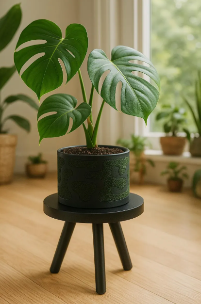 Minimalist Indoor Plant Stand | 3D-Printed Plant Pot Riser