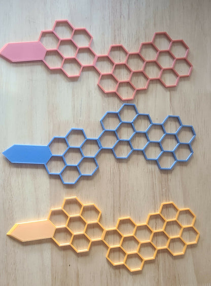 Honeycomb Trellis 3D Print 10" (matte finish)