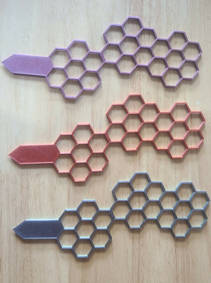 Honeycomb Trellis 3D Print 10" (satin finish)