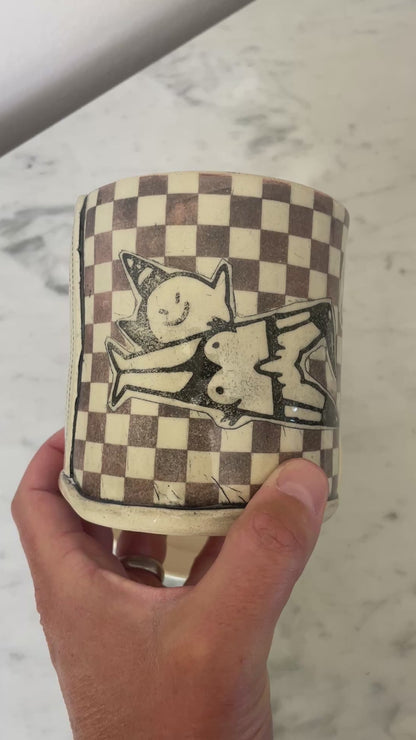 Artist made planter - Gender Gremlin
