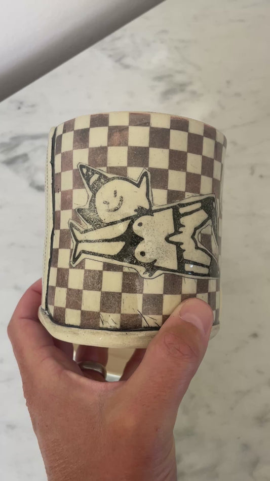 Artist made planter - Gender Gremlin
