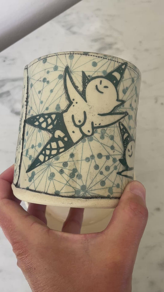 Artist made planter - Gender Gremlin