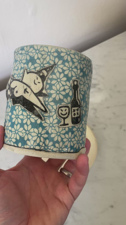 Artist made planter - Gender Gremlin