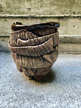 Load image into Gallery viewer, Solar Fired Funky Textured Planter
