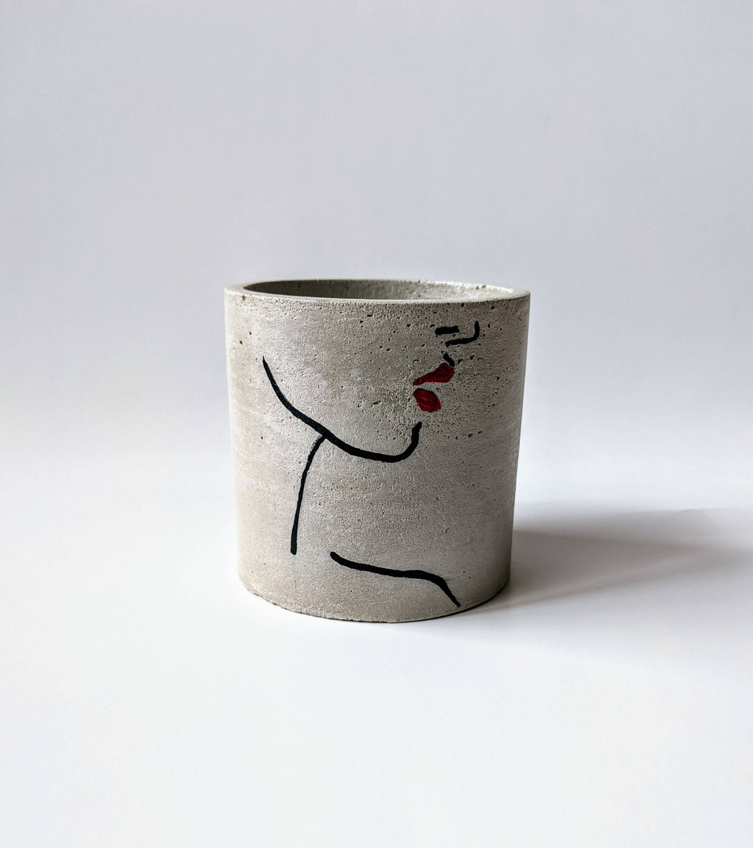 sustainable concrete planter